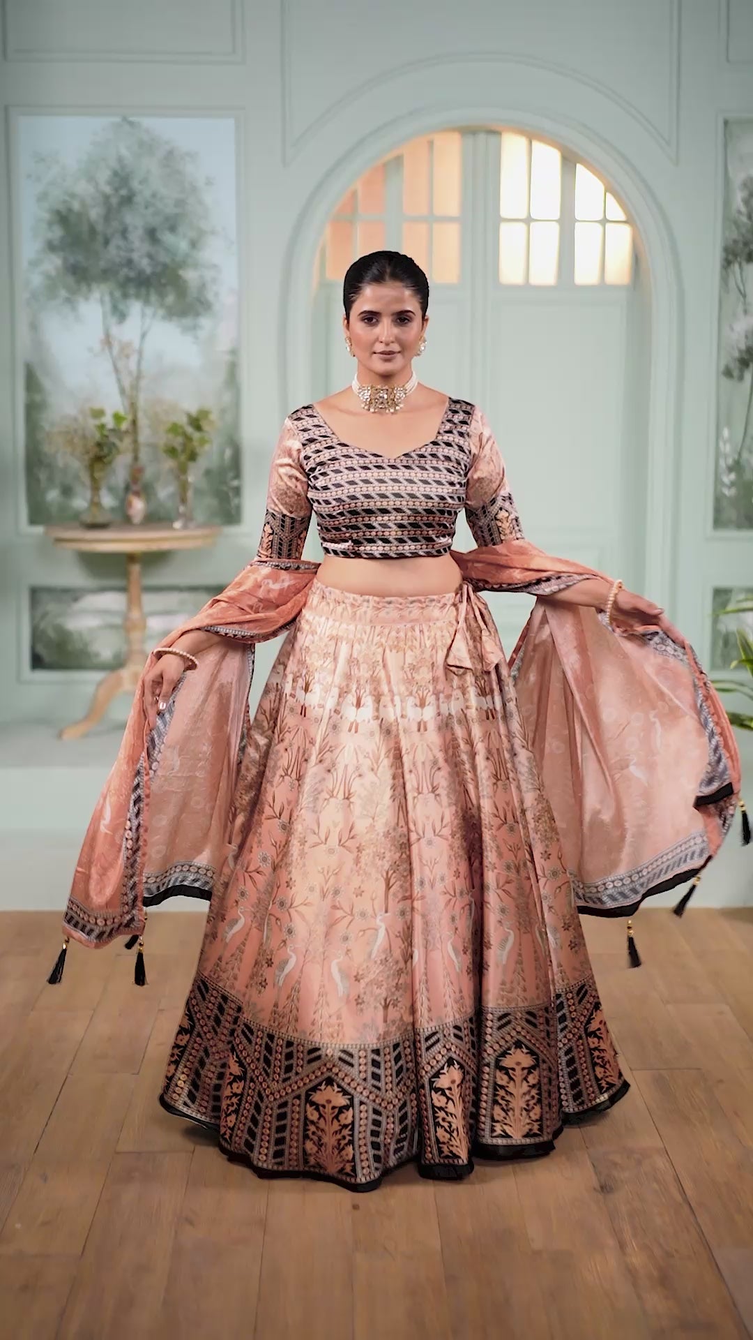 🌸✨ Blossom Boldly – Radiate Charm in Digital Printed Lehengas  👑 King of Elegance | Party & Wedding Special 👑